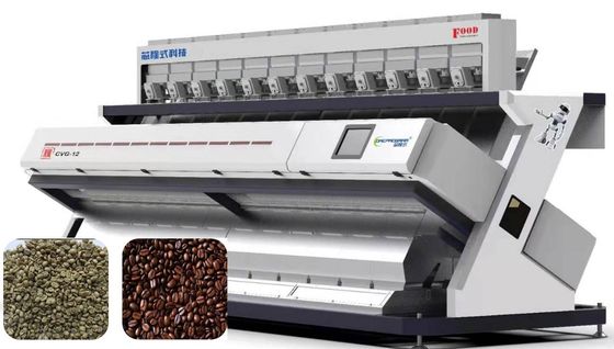 qualidade  768 Channels Coffee Bean Color Sorter Machine With Altera Processor / CCD Camera fábrica